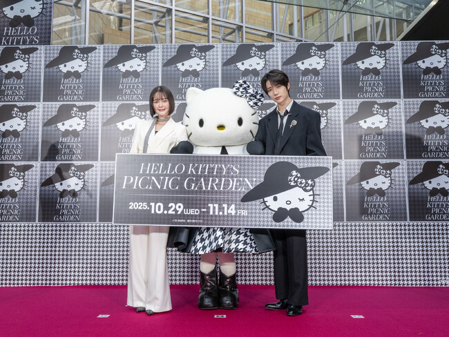 10/29(水)からはじまる「HELLO KITTY’S PICNIC GARDEN」にTOMORROW X TOGETHER BEOMGYU(ボムギュ)さん、玉城ティナさん来場