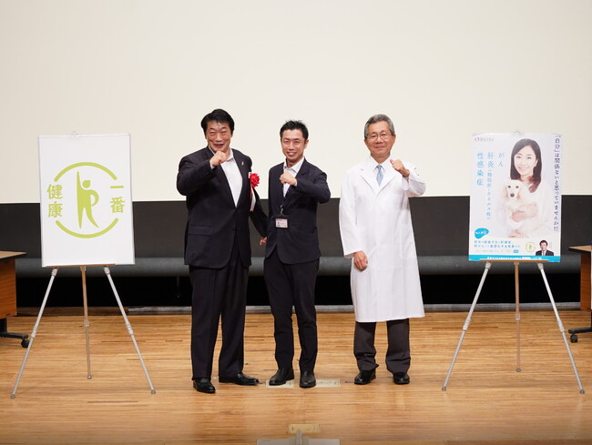 小橋建太氏が「がん検診を受けよう！」奈良県民会議のトークショーに登壇