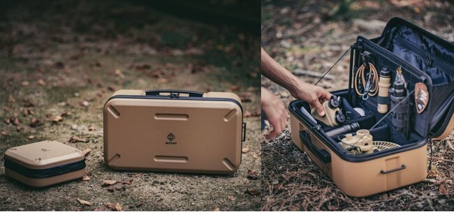 ありそうでなかった!頑丈で軽量、汚れにも強くキャンプがもっと楽しくなる2サイズのアウトドア用ギアケースを新発売
