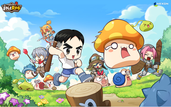 新作モバイル向け放置系RPG『MapleStory: Idle RPG』が11月6日にグローバル配信開始