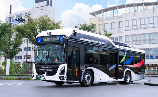 平塚市で全国初「エルガEV 自動運転バス」実証運行を開始します！