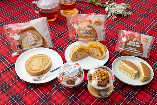紅茶の香りに包まれる、至福のティータイム！セブン‐イレブン「恋する TEA PARTY」シリーズ第1弾として11月6日（木）より4品の紅茶スイーツが新登場！