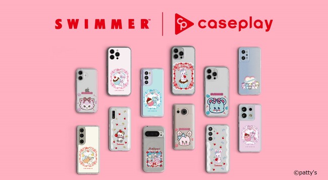 「SWIMMER」のスマートフォンケースがcaseplayから新登場！新キャラクター「プーキー」のデザインもラインナップ♪