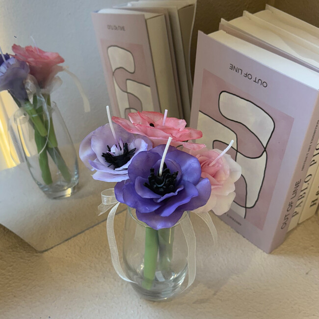 心をほどく、“つくる時間”を。CRAFTワークショップに【Flower candle】が新登場。｜CREABASE（クレアベース）新宿御苑前店