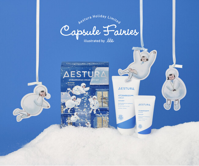 韓国NO.1*ダーマコスメブランド「AESTURA」冬の肌をうるおいで満たすホリデーコレクション「アトバリア365 クリームギフトセット」が登場