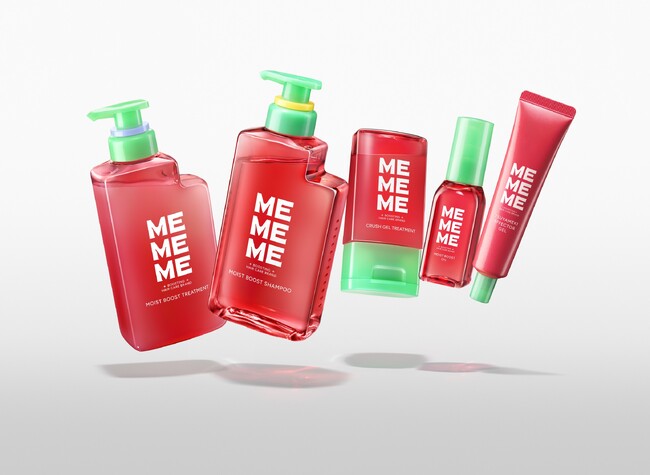 髪も気分も弾む“ブーストケア体験”の「MEMEME（ミーミーミー）」いつでもどこでも“ツヤ髪エフェクト”をかなえる　ラメ配合オイルジェル「ツヤメキエフェクタージェル」発売