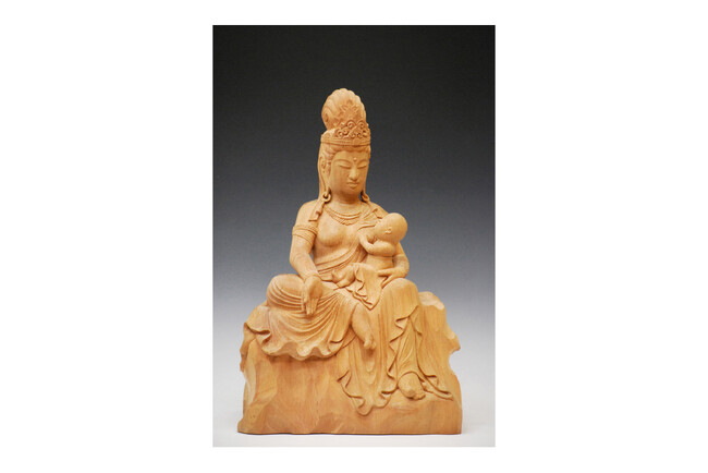 彫ることは祈ること「山高龍雲 仏像彫刻展」を大丸下関店にて開催