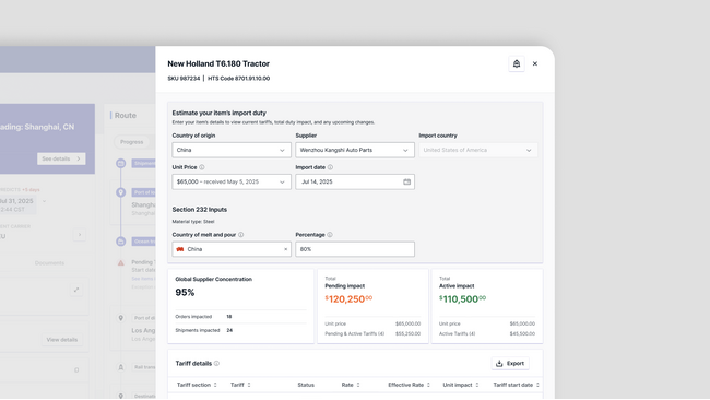 project44、「Tariff Analytics（関税分析機能）」を追加し、意思決定インテリジェンスプラットフォームを拡張