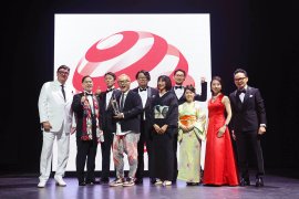 シンガポールで行われた2025年度レッドドット・デザイン賞(Red Dot Design Award 2025)授賞式の様子 シンガポールで行われた2025年度レッドドット・デザイン賞(Red Dot Design Award 2025)授賞式の様子
