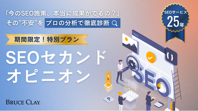 ブルースクレイ・ジャパン、年末限定の「SEOセカンドオピニオン特別プラン」を提供開始