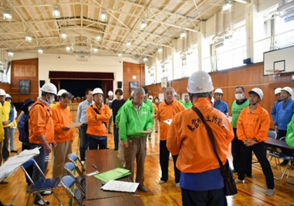 南海トラフ地震に備えた「避難所DX受付体験会」を開催