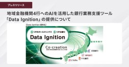 地域金融機関4行へのAIを活用した銀行業務支援ツール「Data Ignition」の提供について