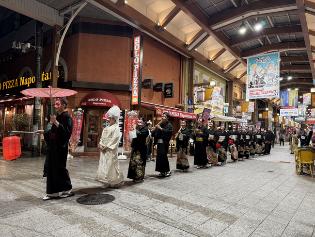 【開催レポート】クラブナージ音楽教室、10月31日に名古屋・大須で「第３回 狐の嫁入り行列」を開催