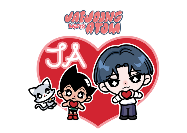JAEJOONG日本公式キャラクター『JAELUV&CAPPY』と手塚治虫作品『鉄腕アトム』のコラボデザイン『JAEJOONG MEETS ATOM』を発表