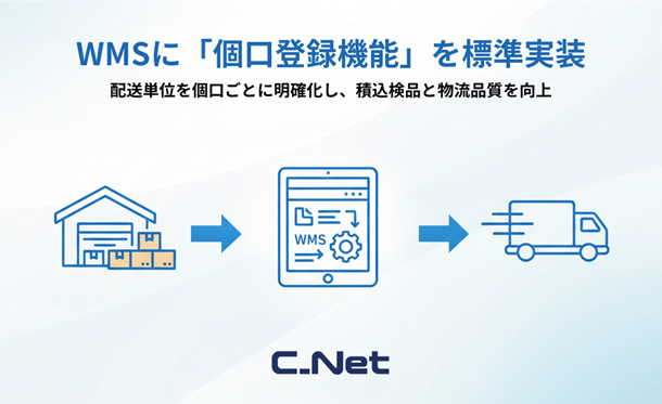 シーネット、クラウド型WMS「ci.Himalayas/R2」に新機能「個口登録機能」を標準搭載