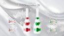 NV Brut Rose White Holiday Edition Red／NV Brut Rose White Holiday Edition Green