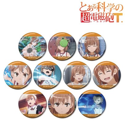 『とある科学の超電磁砲Ｔ』のトレーディング 御坂美琴オンリー 場面写メタリック缶バッジなどの受注を開始！！アニメ・漫画のオリジナルグッズを販売する「AMNIBUS」にて