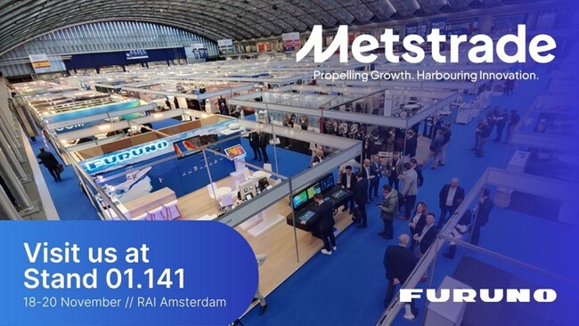 オランダで開催される世界最大級のプレジャーボート向け舶用機器見本市「Metstrade 2025」に出展