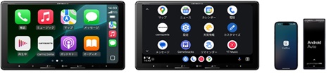 カロッツェリア「楽ナビ」の2023年/2024年モデルが「Apple CarPlay」「Android Auto」に対応