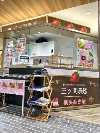 三ツ間農園（元プロ野球選手が経営するいちご農園）が横浜高島屋に11月5日から長期POPUP開幕！