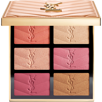 YSLノエルコレクションから、ブラッシュとハイライターの極上の色彩を閉じ込めた、限定「クチュール フェイス パレット」登場。