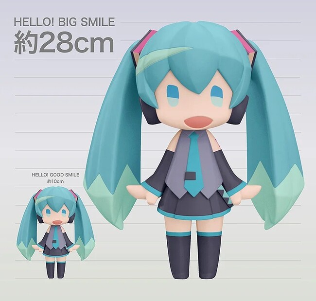 「HELLO! GOOD SMILE」累計100万体突破記念！約28cmにサイズアップした、「HELLO! BIG SMILE」が登場！