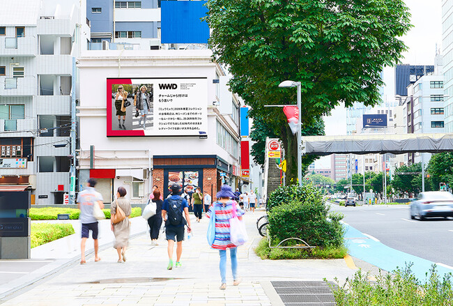「WWDJAPANファッション・ビューティトレンドニュース」が全国のLIVE BOARDにて放映を開始
