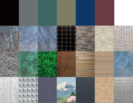 あらゆる外観に対応可能 あらゆる外観に対応可能