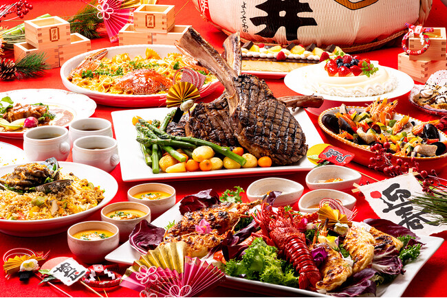 【ホテルエミシア東京立川】新年を彩る贅沢ブッフェ！「スカイレストラン ハレアス」で楽しむお正月限定メニュー