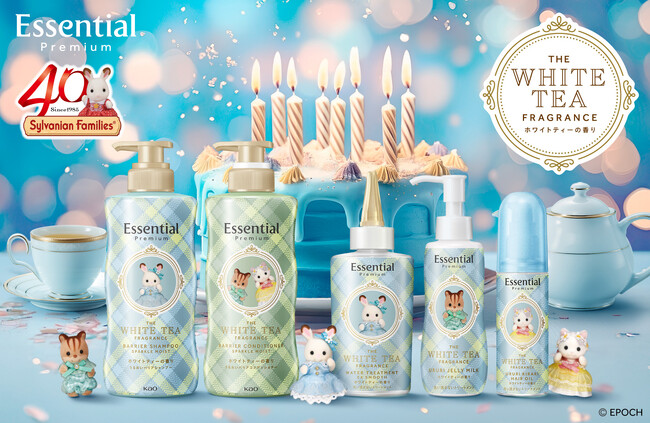 「シルバニアファミリー」とコラボ！「Essential Premium」シリーズから、“ホワイトティーの香り”のホリデー限定品発売