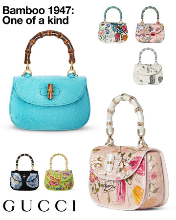 日本で「Gucci One of a Kind Bamboo 1947」を発表