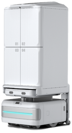 「Fukuoka Smart East」の宅配業務の効率化を目的としたスマートエントランス実証実験にロボット「UP」が採用