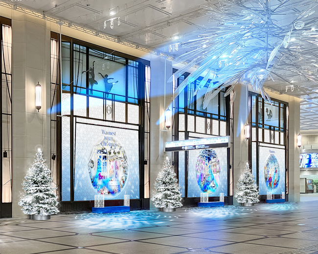【阪急うめだ本店】梅田のクリスマスに新たな名物が誕生！光の雪降るクリスマスイルミネーションが11月13日(木)よりはじまります