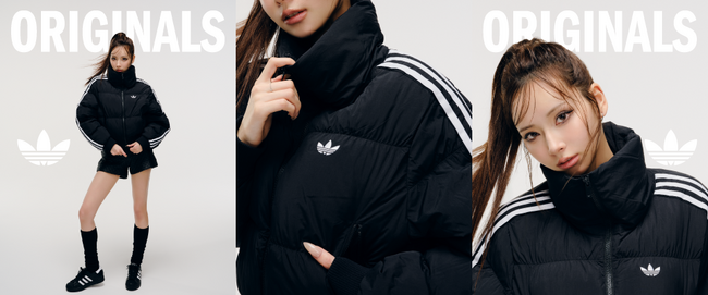 【ABC-MART】Z世代のカリスマモデル「PyunA.（ぴょな）」起用　トレンドのクロップド丈で個性あふれる4LOOK、adidas Originals ウィンタージャケット新登場