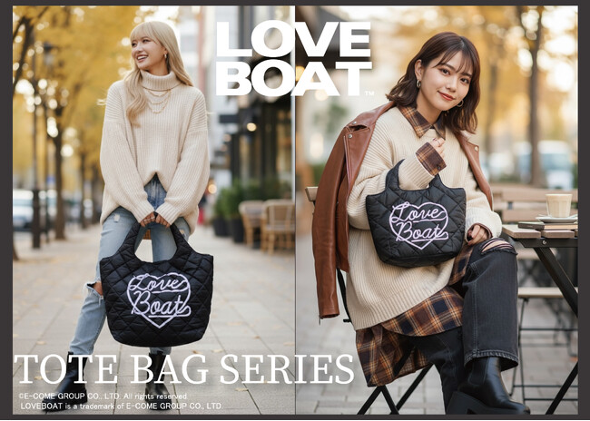 LOVEBOATより、『QUILTING TOTE／MINI TOTE BAG SERIES』 が発売！