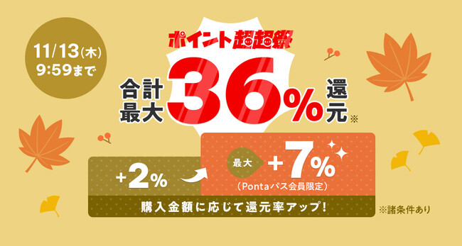 au PAY マーケット、最新あったか家電や冬のトレンドファッションなど年末2大ニーズに応える「ポイント超超祭」開催！最大62%割引セールやおトクな割引クーポンで冬の暮らしを彩るお買い物を応援