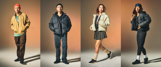 【ABC-MART】冬におすすめしたいNIKEの新作アウターシリーズ登場！スポーツミックスな秋冬スタイリングを提案するビジュアルも同時公開