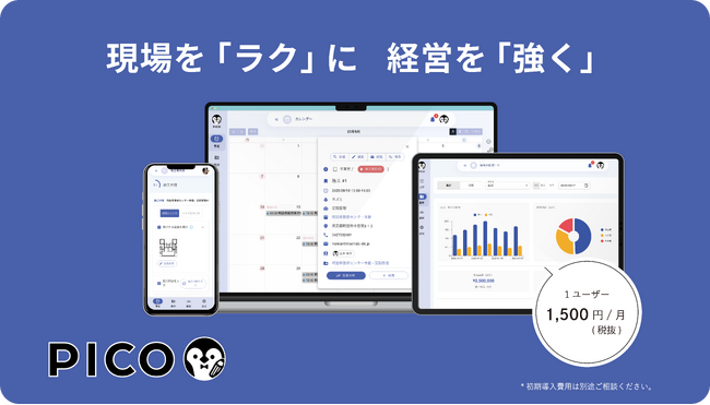 ペストコントロール業界に特化した施工管理アプリ「PICO（ピコ）」、請求機能を新たに搭載し、見積から請求までの業務を一元管理可能に。