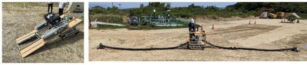 土砂災害に対応するロボットシステム開発　11月27日、機材を組み替えて調査・復旧のデモ実施 -- 大阪工業大学