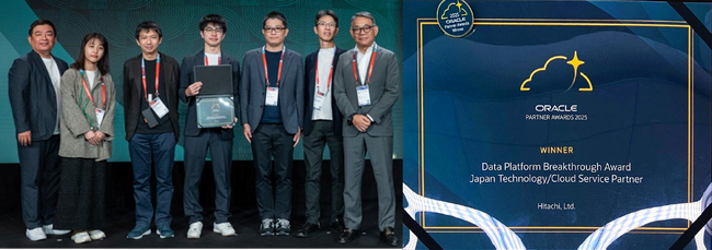 日立、「Japan Technology/Cloud Service PartnerData Platform Breakthrough Award」を受賞