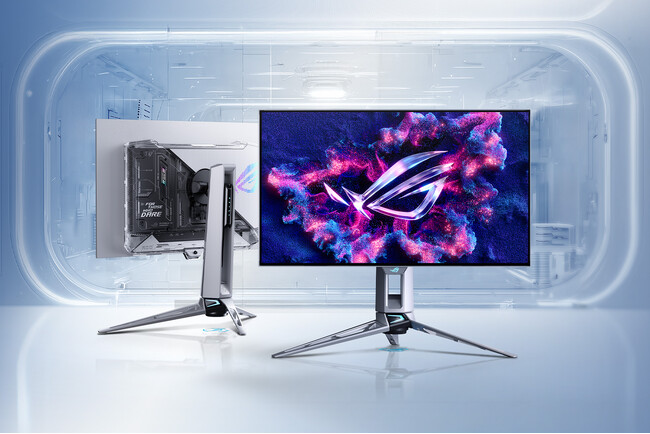 クラフトマンシップが息づく構造美。次世代タンデムOLED搭載「ROG Swift OLED PG27AQWP-W」国内発売決定