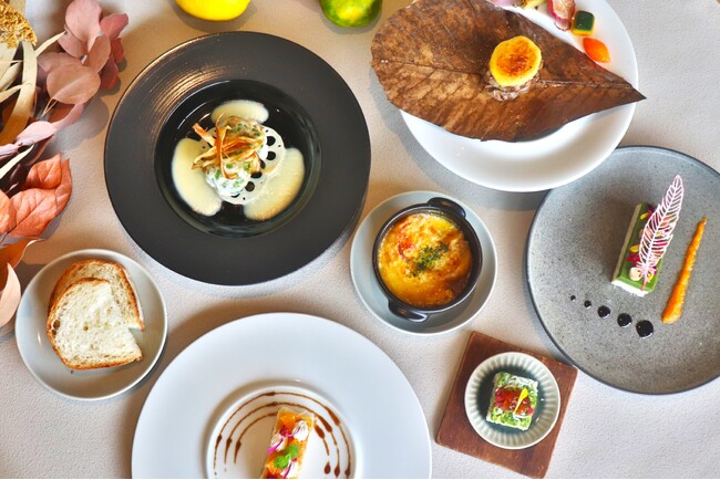 【HOTEL FARO manazuru】真鶴の冬、海の恵みと冬野菜、柑橘の香りを楽しむ至福の一皿。「創作フレンチフルコース」と「ビストロシェアコース」2つの冬限定ディナーを１２月１日より提供開始！