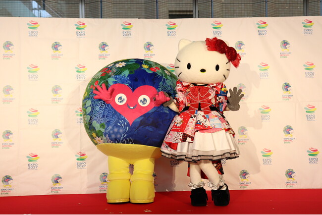 GREEN×EXPO 2027 トゥンクトゥンク サンリオキャラクターズ コラボレーション商品発表会 開催
