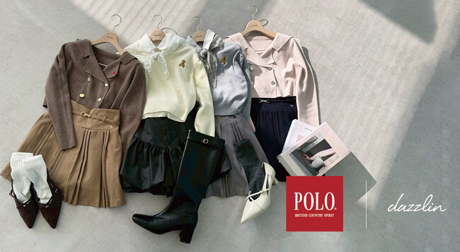 「dazzlin(ダズリン)」×「POLO BCS(ポロ・ビーシーエス)」 とのコラボレーション第4弾を11月7日(金)に予約販売スタート