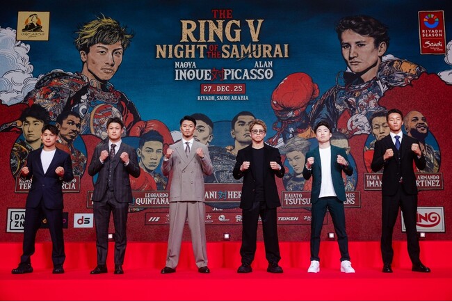 リヤド・シーズン『The Ring V: Night of the Samurai』」開催に向け、井上尚弥選手らボクシング界の精鋭6名が登壇！