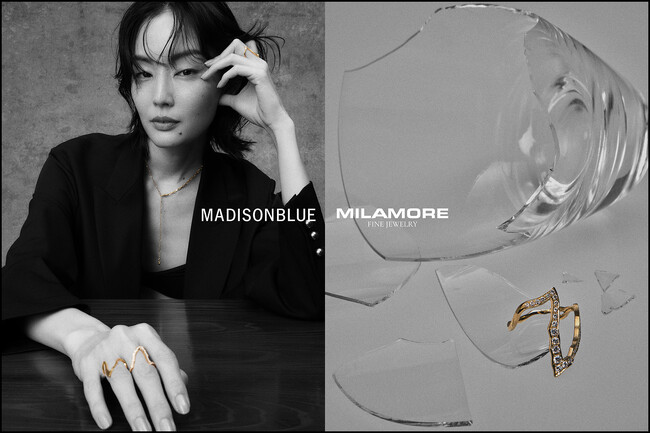MADISONBLUE、NY発ジャパンメイドのファインジュエリーブランドMILAMORE（ミラモア）とのコラボレーションカプセルコレクションを発表