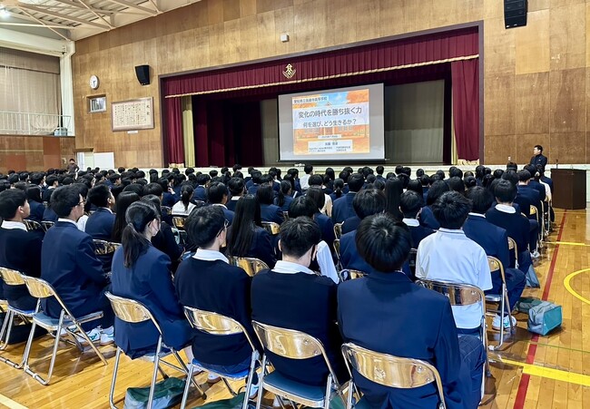 【アグレコジャパン】2025年11月6日、代表 加藤慎章、母校・高蔵寺高等学校にて講演会を実施