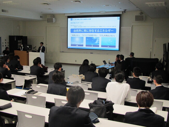 富山高等専門学校で特別講義を実施