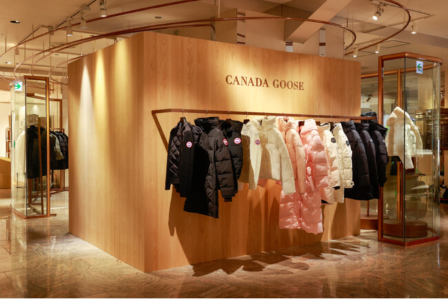 カナダグース、伊勢丹新宿店 本館2階 センターパーク／CANADA GOOSEで2025年秋冬ポップアップを開催。オープンを記念し、ダウン2型を先行発売