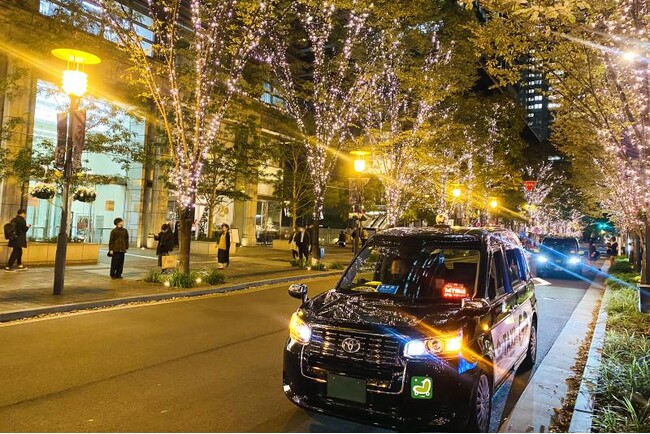 日本交通の東京観光タクシーで、寒い季節も夜景を快適に満喫！「イルミネーションタクシー」冬季限定運行